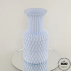 Juno - detaliu design geometric elegant cu linii rafinate distinctive, vază decorativă modernă pentru plante artificiale, RO3D