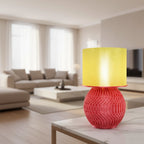 Umber Lamp - lampă decorativă 3D cu bază sculpturală design contemporan lumină caldă h3li0