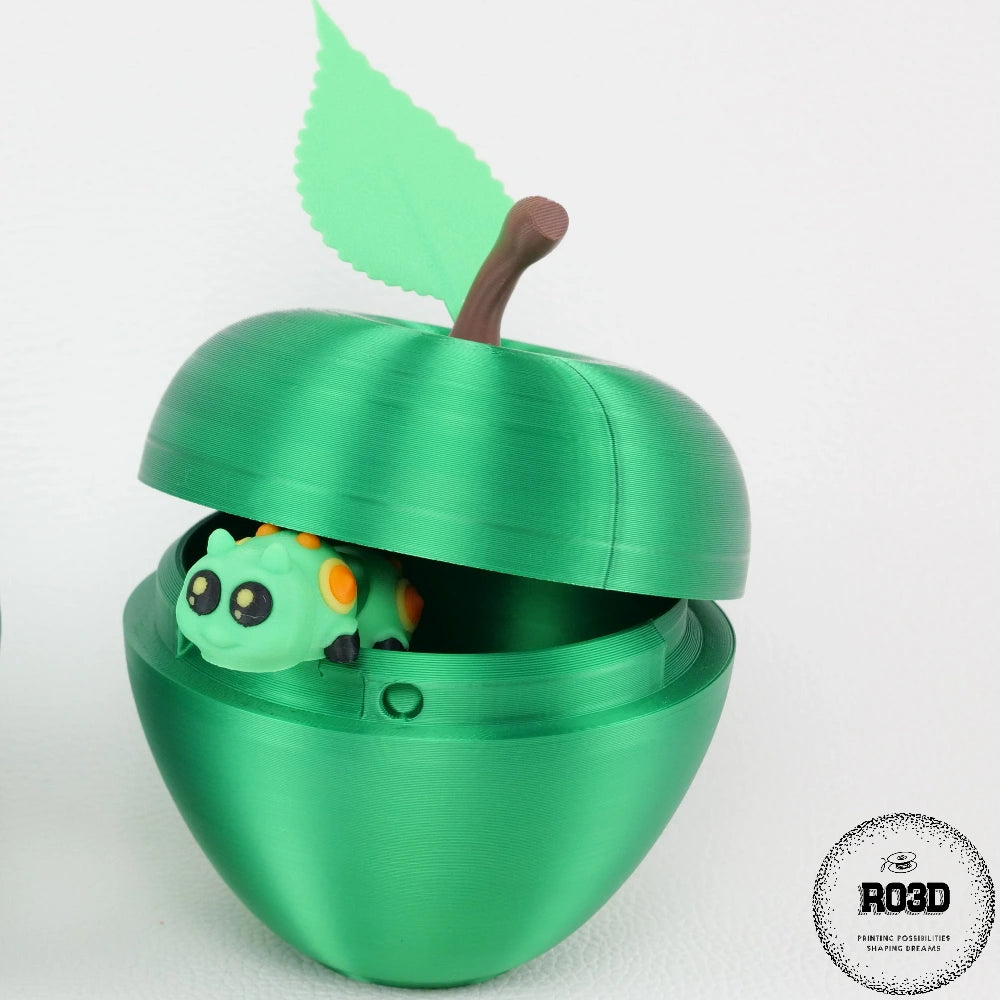 Apple măr decorativ 3D - design realist textură naturală premium