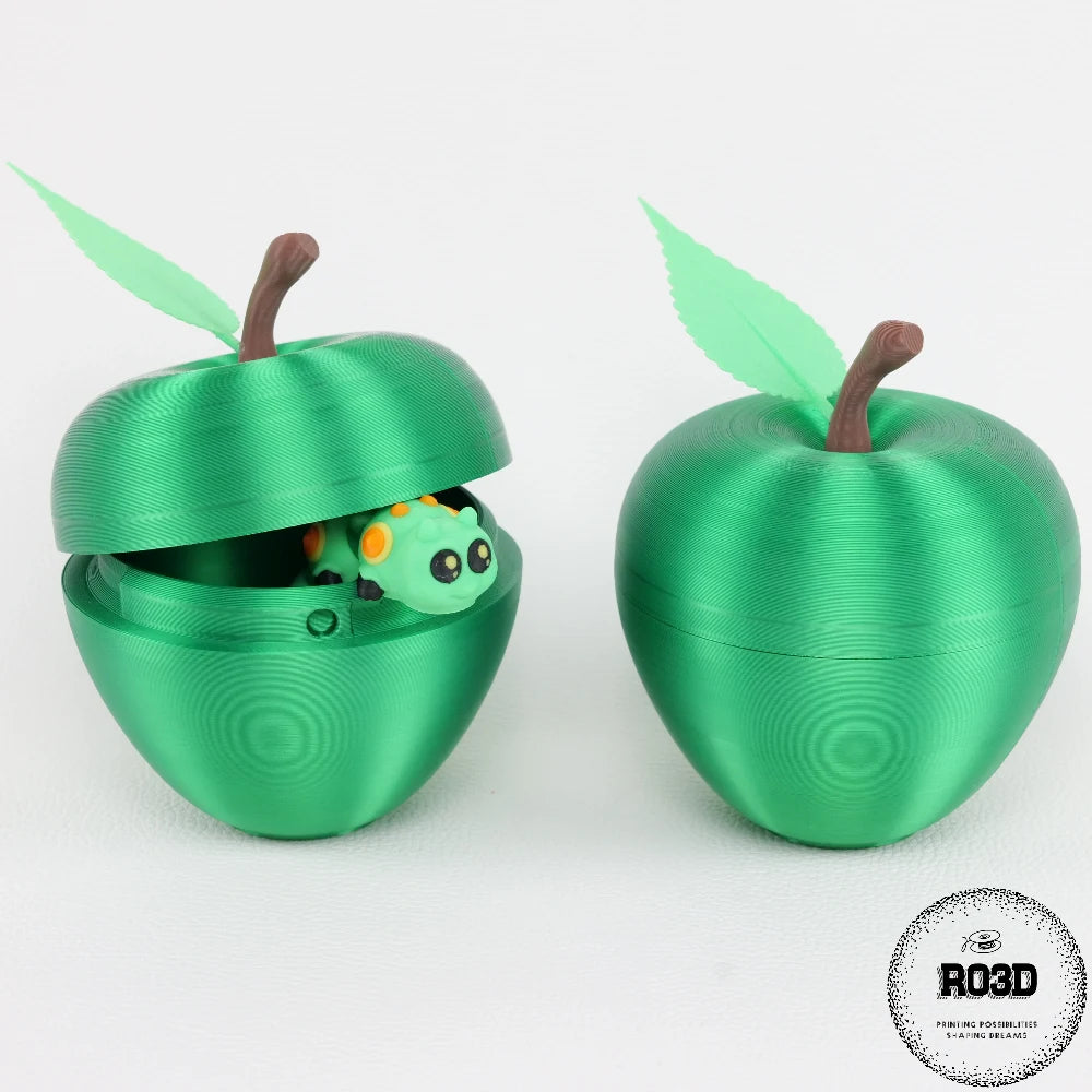 Apple decorativ - vedere laterală design natural realistic