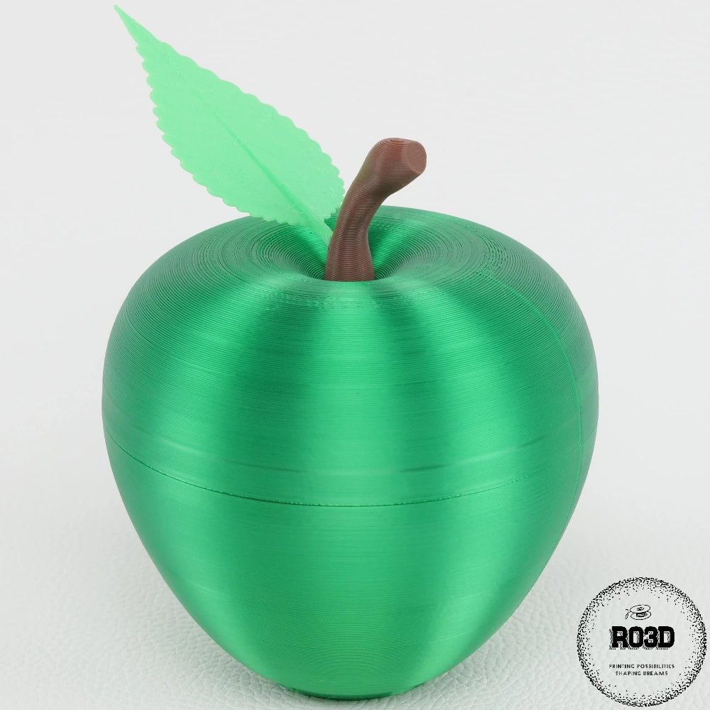 Măr decorativ 3D - variantă culoare verde natural