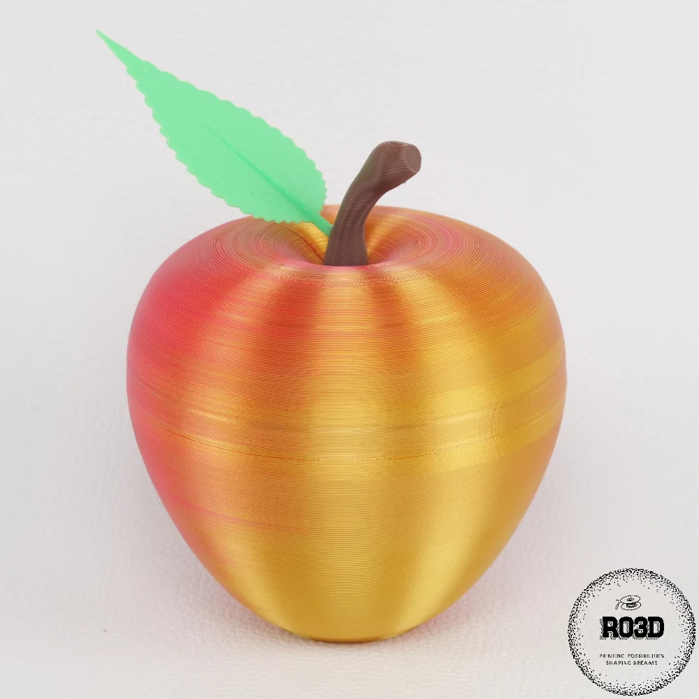 Apple 3D - variantă culoare galben auriu natural