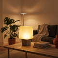 Clarit Lamp - lampă 3D cu design arhitectural minimalist lumină caldă difuză h3li0.