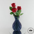 Facet Diamond - perspectivă design geometric diamant cu suprafețe fațetate, vază decorativă statement pentru aranjamente botanice