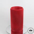Rippled - vedere completă design geometric ondulat înălțime, vază decorativă 139×139×245mm pentru plante decorative