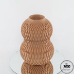 Vase Facet - vedere completă design geometric fațetat înălțime, vază decorativă 145×145×200mm pentru plante decorative