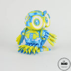 Cyber Owl - Bufniță Cyber Articulată, vedere alternativă cu articulații flexibile în poziție expresivă