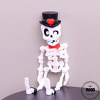 Schelet decorativ 3D - detaliu costume și accesorii elegante