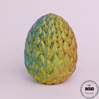 Dragon Egg 3D 10cm - vedere laterală design fantasy premium