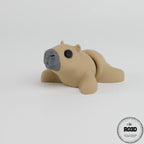 Flexi Capybara - expresie facială adorabilă detaliu ochi