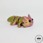 Flexi Axolotl figurină articulată 3D - salamandră mexicană design premium
