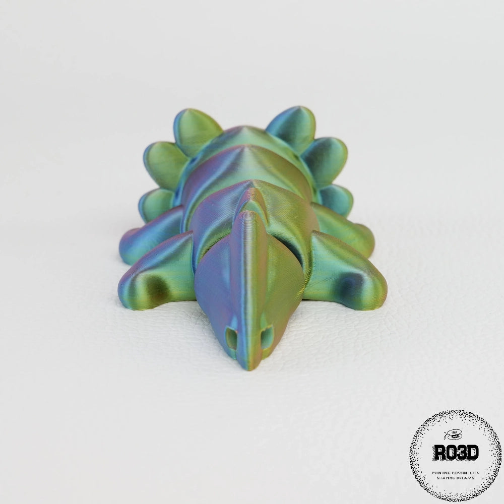 Figurină Flexi Axolotl - variantă culoare albastru pastel