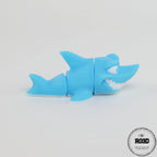 Rechin flexi - detaliu aripioare și corp segmentat realistic