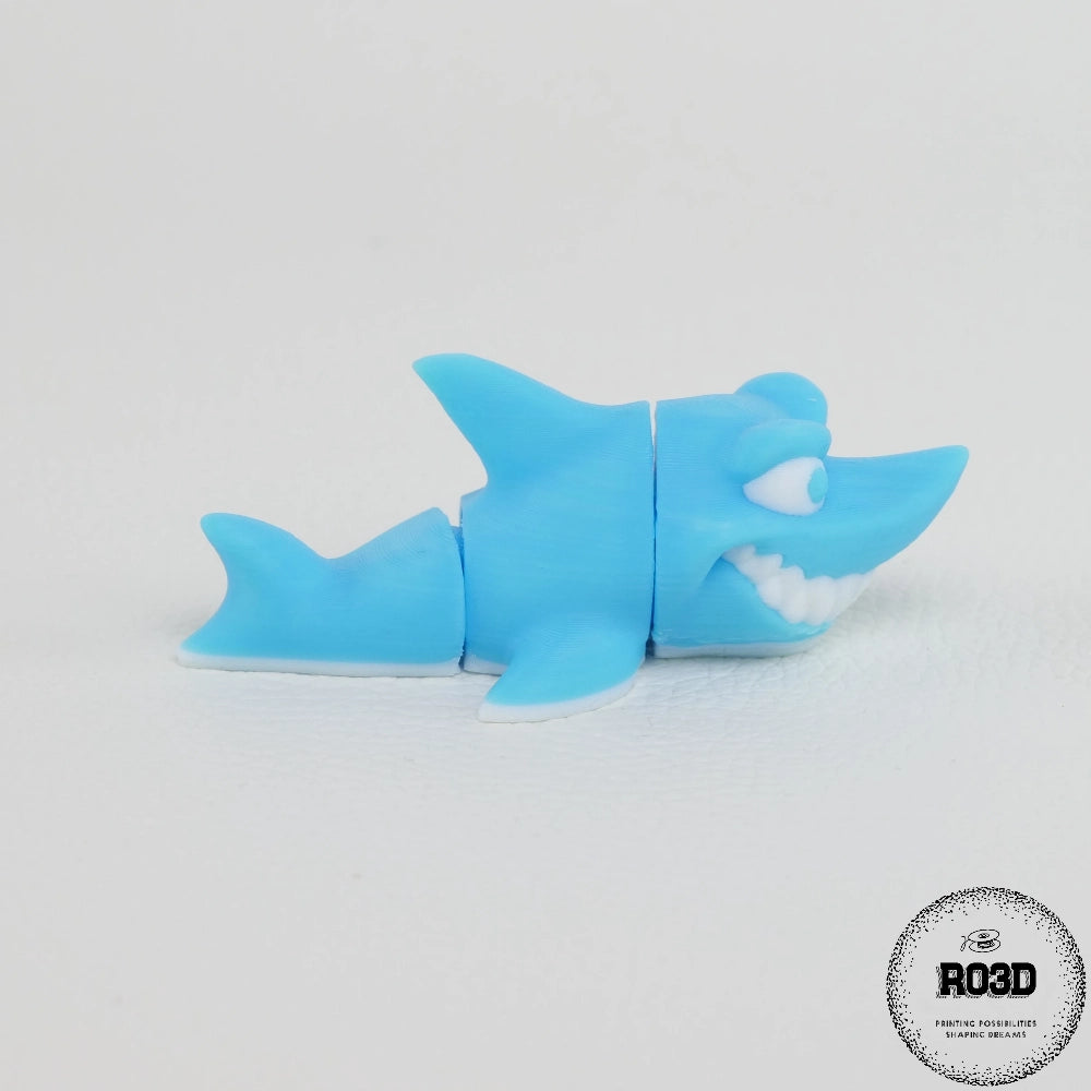 Rechin flexi - detaliu aripioare și corp segmentat realistic