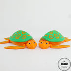 Tattooed Turtle broască țestoasă 3D - design tattoo relief sculptată