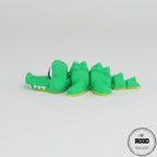 Articulated Crocodile - vedere completă figurină flexibilă premium