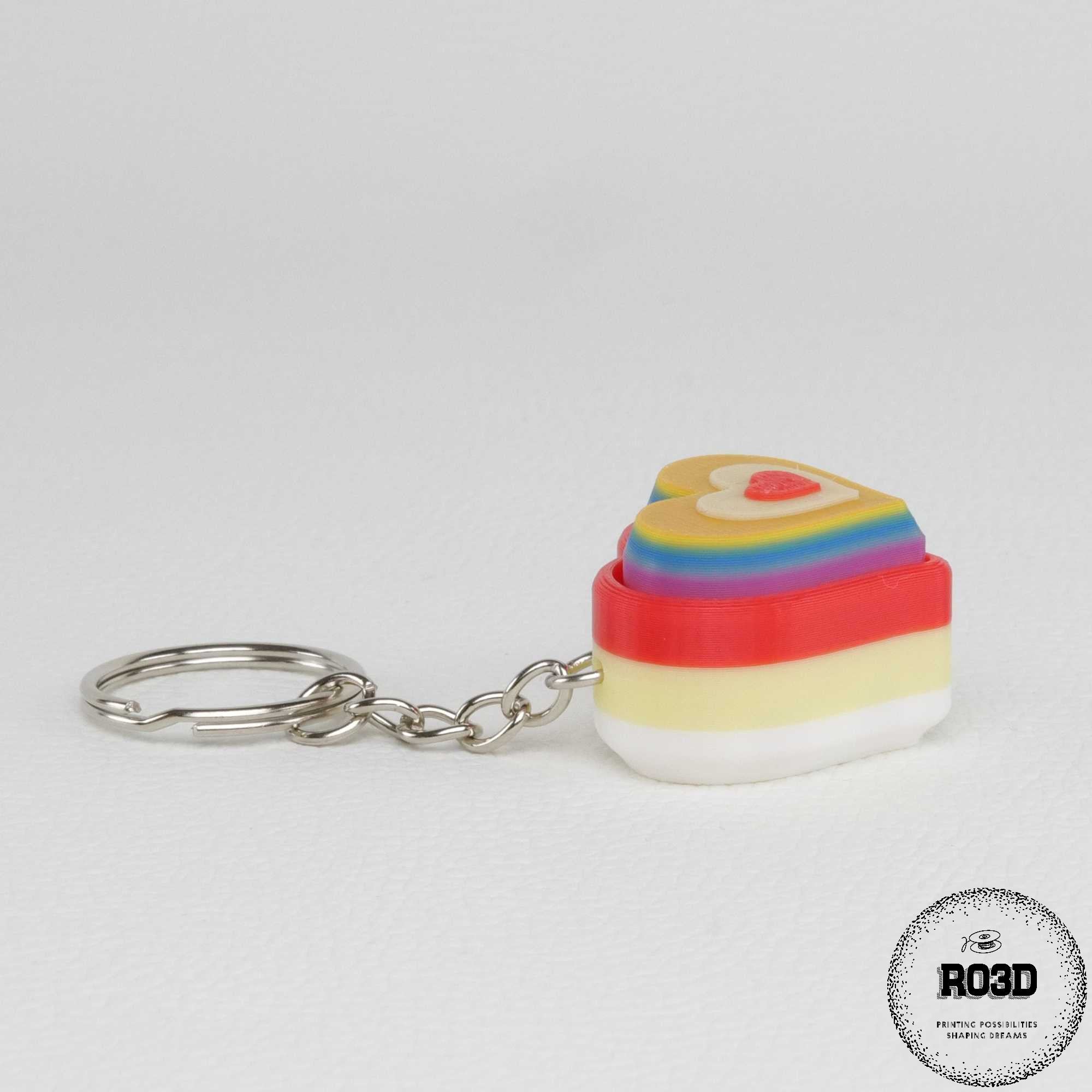 Love Tap 3D - vedere laterală design romantic cadou