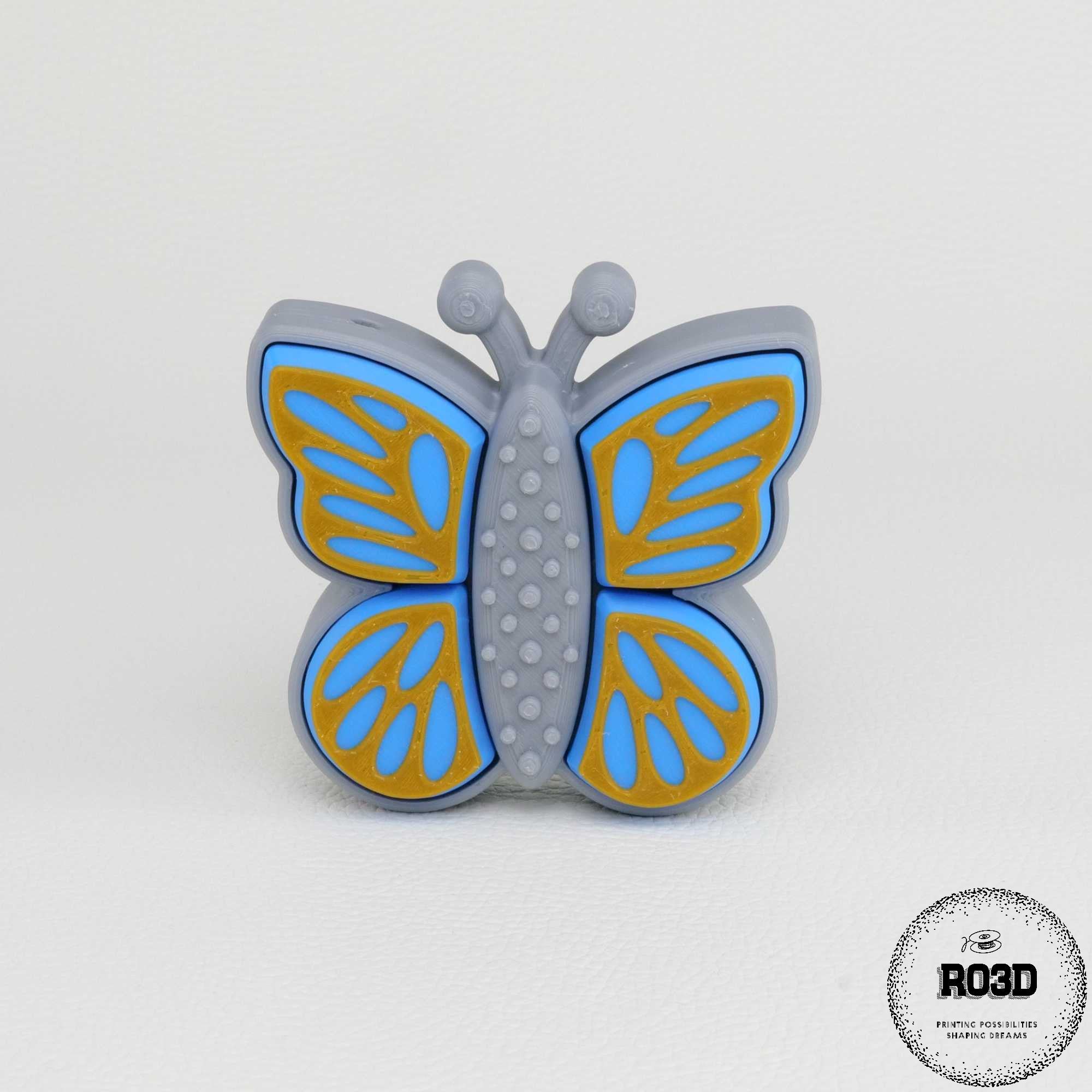 Butterfly fluture 3D - design elegant aripi detaliate colorat