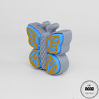 Butterfly 3D - vedere laterală design natural realistic