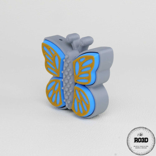 Butterfly 3D - vedere laterală design natural realistic