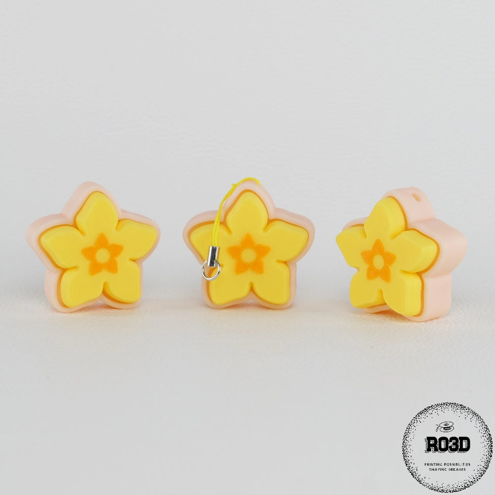 Hibiscus Flower floare 3D - design tropical petale detaliate