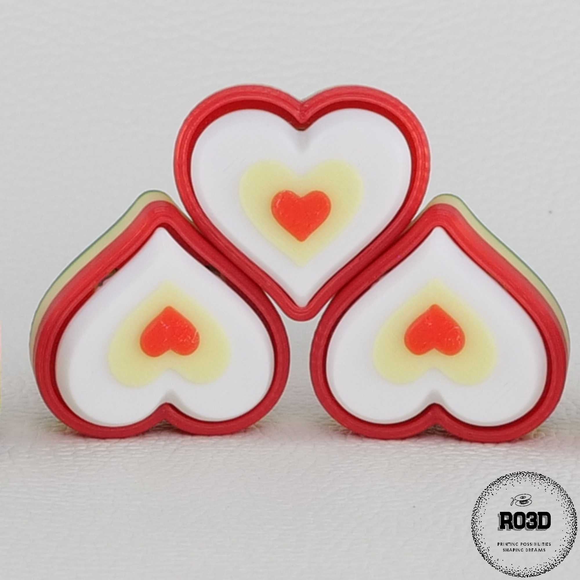 Love Tap fidget - variantă culoare roșu romantic pasiune