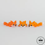 Fox articulat - expresie facială inteligentă detaliu ochi