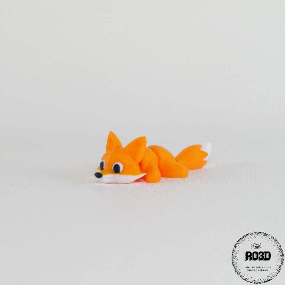 Articulated Fox - detaliu coadă stufoasă și articulații mobile