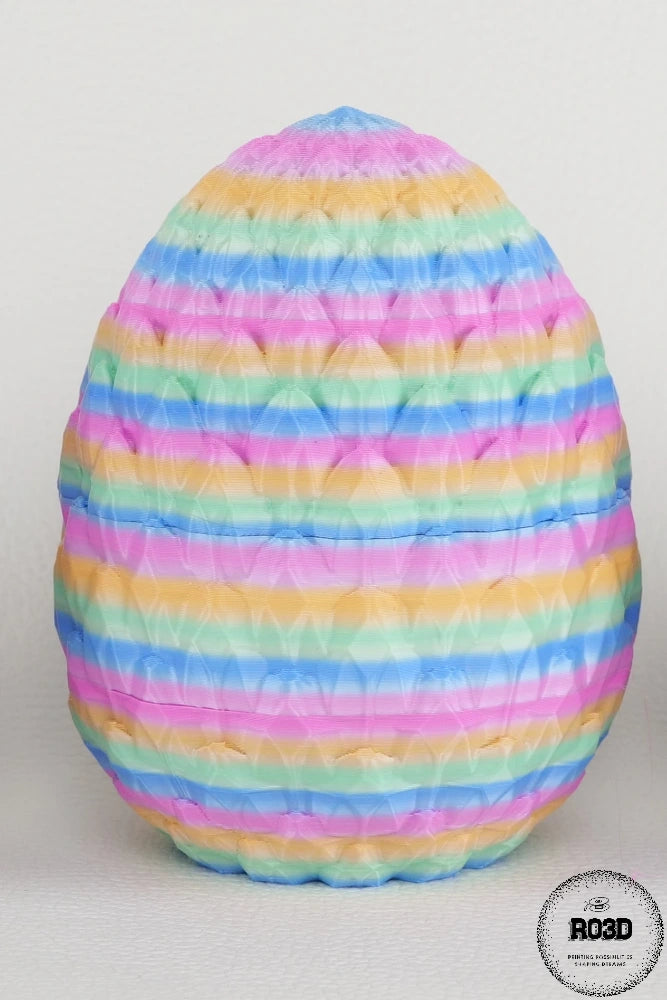 Ou de dragon fantasy - variantă portocaliu aprins cu solzi