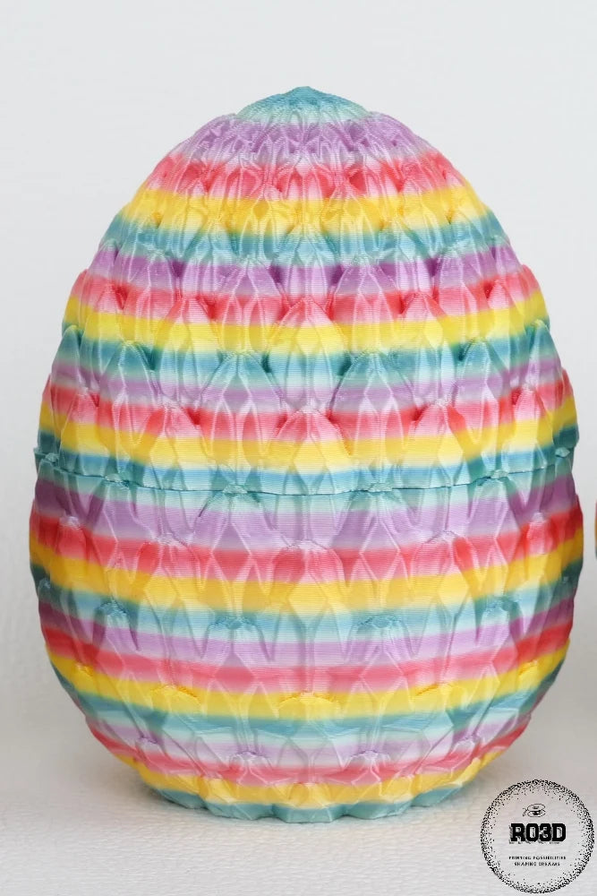 Ou dragon decorativ - variantă auriu metalic cu textură premium