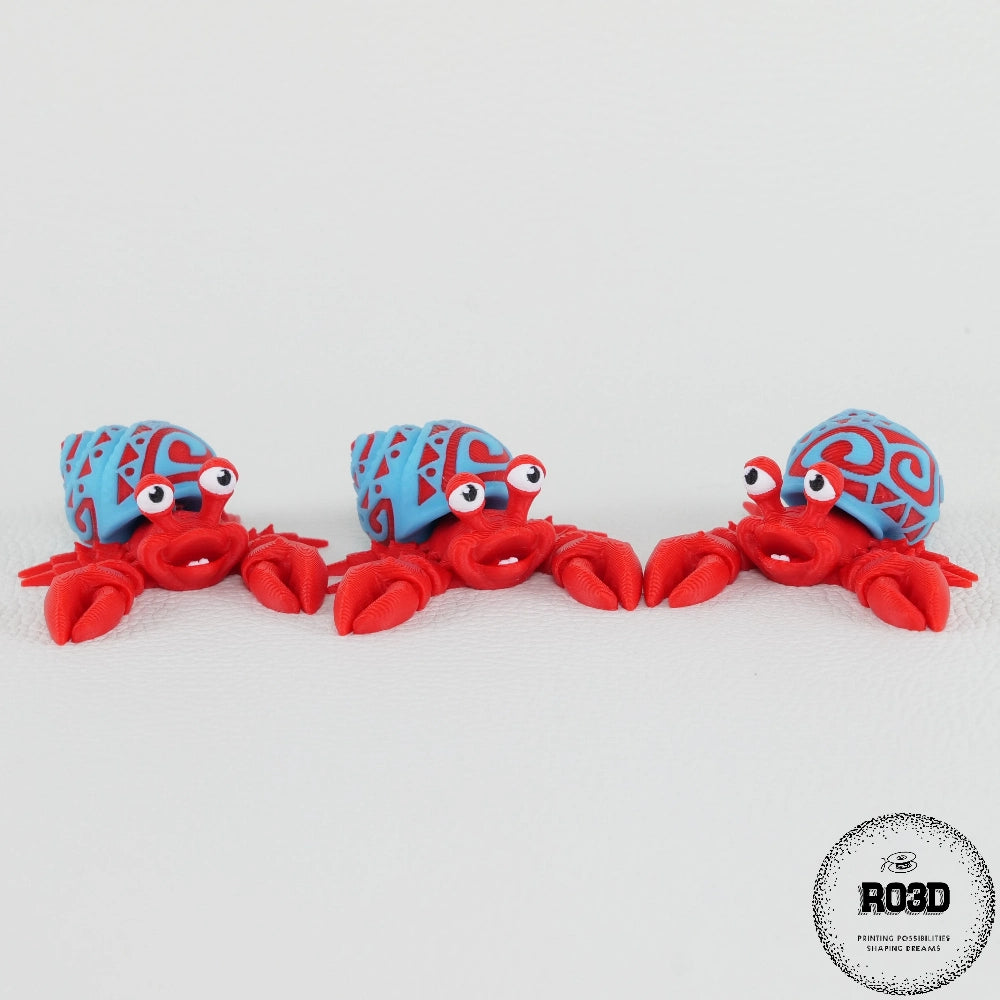 Tattoed Hermit Crabs 3D - decor statement pentru spații creative