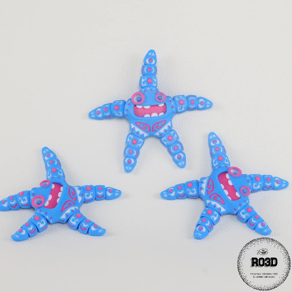 Stea de mare tatuat - detaliu tattoo-uri decorative și textură