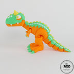 Dinozaur 3D Carnotaurus - vedere completă figurină premium realistă