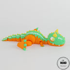 Carnotaurus - detaliu picioare și gheare sculptate realist