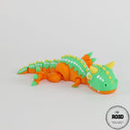 Dinozaur Carnotaurus 3D - poziție atac design dramatic