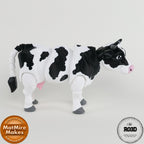 Dairy Cow figurină 3D - vedere laterală profil stânga