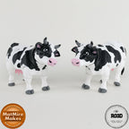 Dairy Cow figurină 3D - detaliu textură și finisaj premium