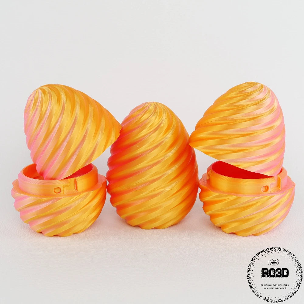 Spiral Egg premium - vedere completă design geometric premium