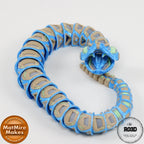 Robo Rattler șarpe robot 3D - detaliu segmente articulate mișcare