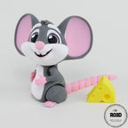 Mouse șoricel figurină 3D - vedere de sus perspectivă aeriană