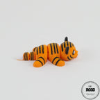 Flexi Tiger tigru articulat 3D - vedere profil stânga articulații