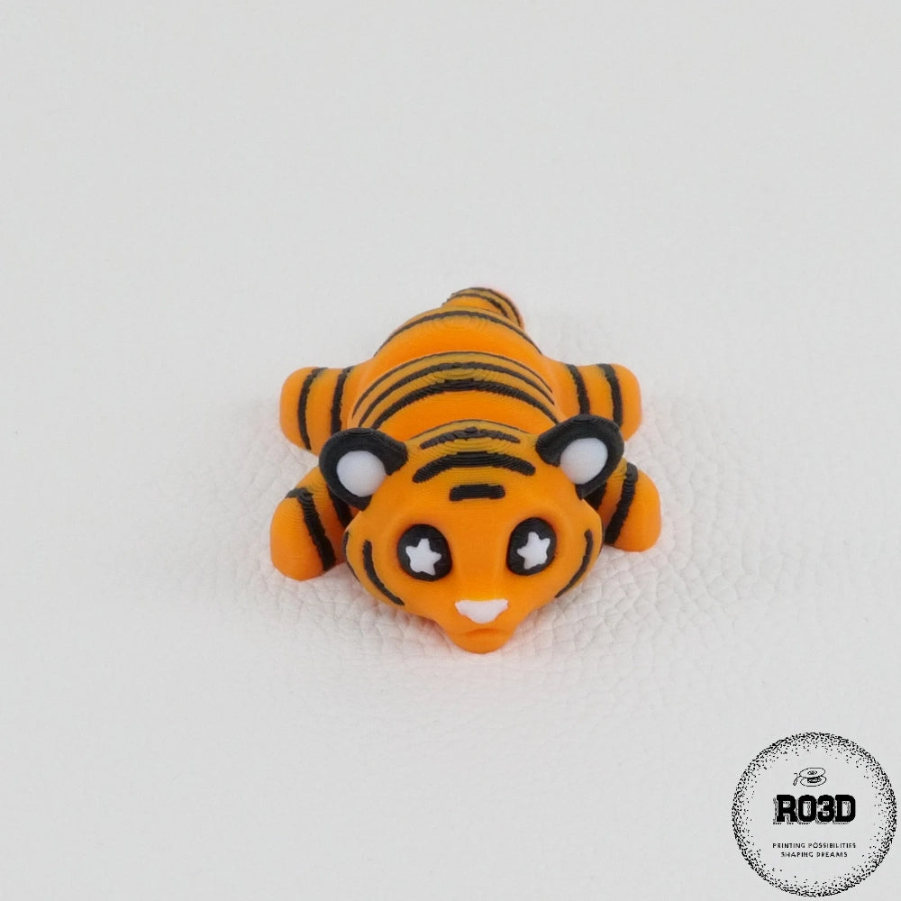 Flexi Tiger tigru articulat 3D - vedere principală design flexibil