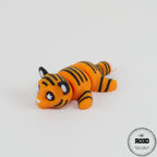 Flexi Tiger tigru articulat 3D - vedere laterală segmente mobile