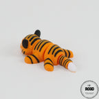 Flexi Tiger tigru articulat 3D - vedere curbat flexibilitate maximă