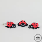 Articulated Ladybug buburuză articulată 3D - vedere frontală cap