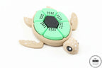 Clicker Sea Turtle Kiwi - detaliu carapace și mecanism click satisfăcător