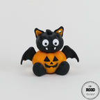 Pumpkin Bat - Liliac Dovleac Articulat 3D Halloween cu Breloc