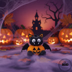 Pumpkin Bat dovleac liliac 3D - vedere principală Halloween spooky