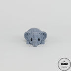 Knitted Articulated Elephant elefant articulat tricotat 3D - vedere laterală