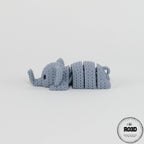 Knitted Articulated Elephant elefant articulat tricotat 3D - vedere completă extins